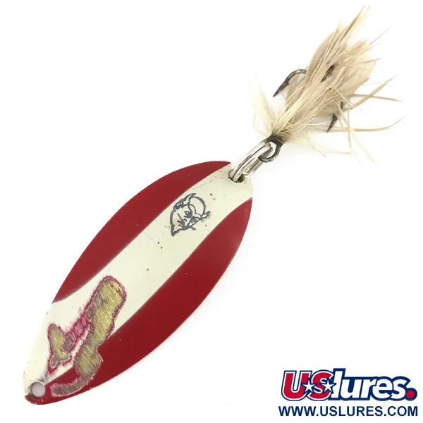 Eppinger Dardevle Devle-Dog 5500, czerwony/biały/nikiel, 21 g błystka wahadłowa #7791