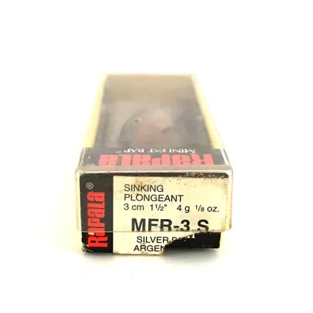 Rapala MINI FAT Rap SINKING DEEP RUNNER 30, S (srebrny), 4 g wobler #7801