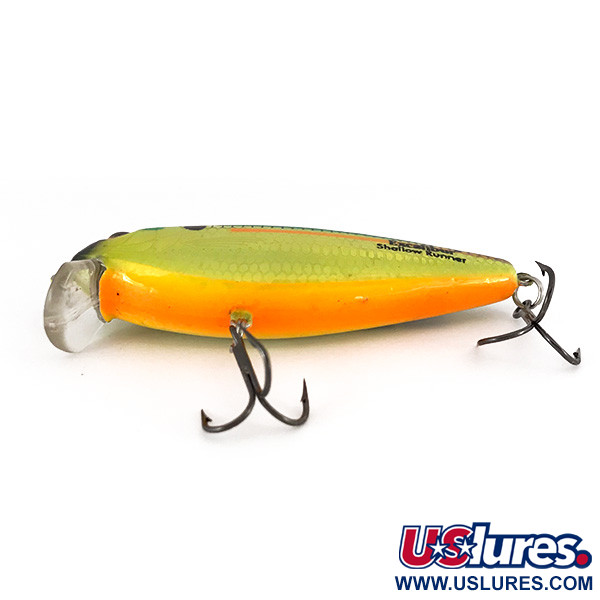 Heddon Excalibur Shallow Runner Bill Dance Swim'N Image, złoty/zielony, 12,5 g wobler #7829