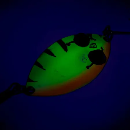 Eppinger Red Eye Junior UV (świeci w ultrafiolecie), Ognisty Tygrys (Fire Tiger)/Złoty, 13 g błystka wahadłowa #7834