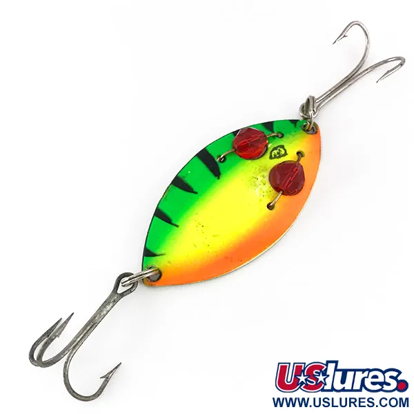 Eppinger Red Eye Junior UV (świeci w ultrafiolecie), Ognisty Tygrys (Fire Tiger)/Złoty, 13 g błystka wahadłowa #7834