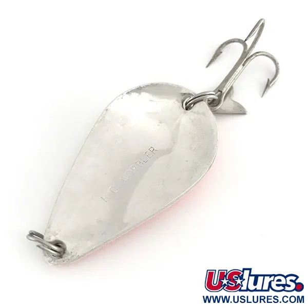 Acme K.O. Wobbler UV (świeci w ultrafiolecie), pomarańczowy/żółty/nikiel, 21 g błystka wahadłowa #7933