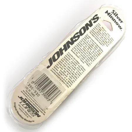 Błystka antyzaczepowa Johnson Silver Minnow, szary/czarny/czerwony, 14 g błystka wahadłowa #7943