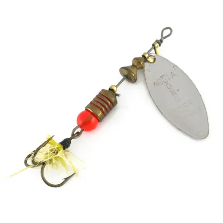 Mepps Aglia Long 1​ Lightnin, srebrny/złoty brokat, 4,5 g błystka obrotowa #7978