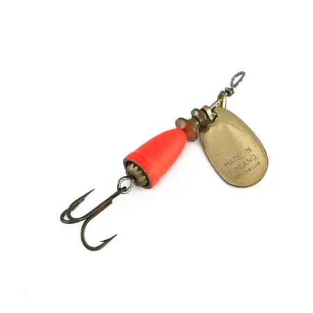 Blue Fox Super Vibrax 0, złoty/neonowy pomarańczowy, 3,4 g błystka obrotowa #7982