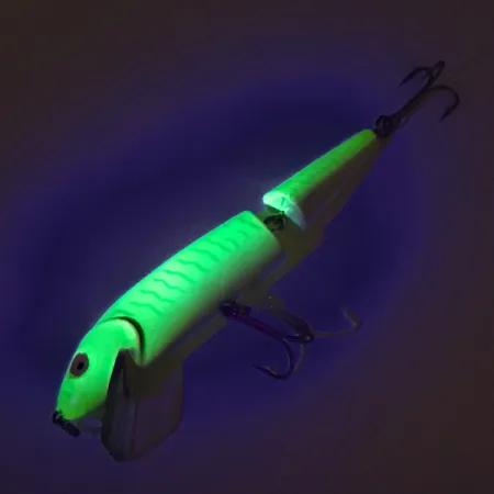 Producers Finnigan's Minnow Jointed​ UV (świeci w ultrafiolecie), Chartreuse, 14 g wobler #8015