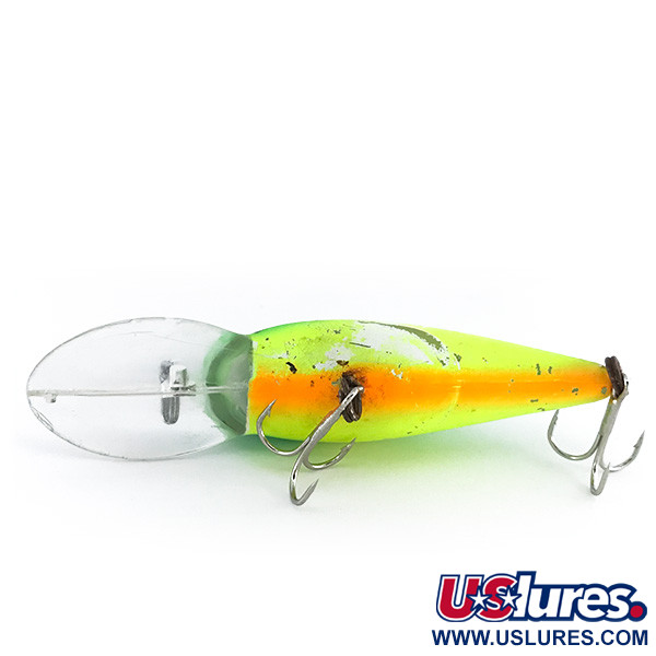  Bomber model 7A UV (świeci w ultrafiolecie), Chartreuse, 14 g wobler #8074