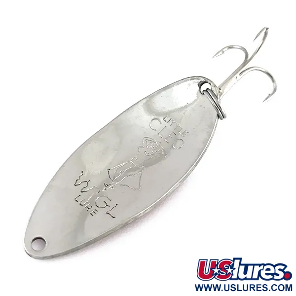 Acme Little Cleo (Hula Girl), czerwony/biały/nikiel, 14 g błystka wahadłowa #8087