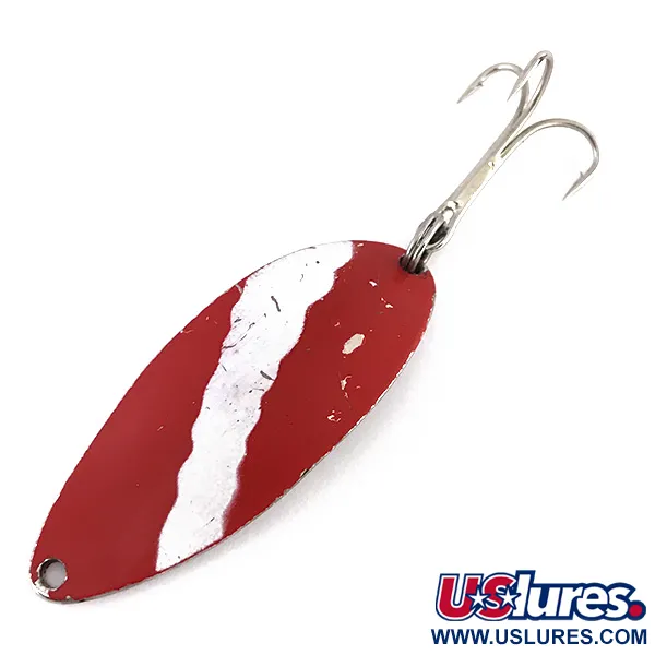 Acme Little Cleo (Hula Girl), czerwony/biały/nikiel, 14 g błystka wahadłowa #8087