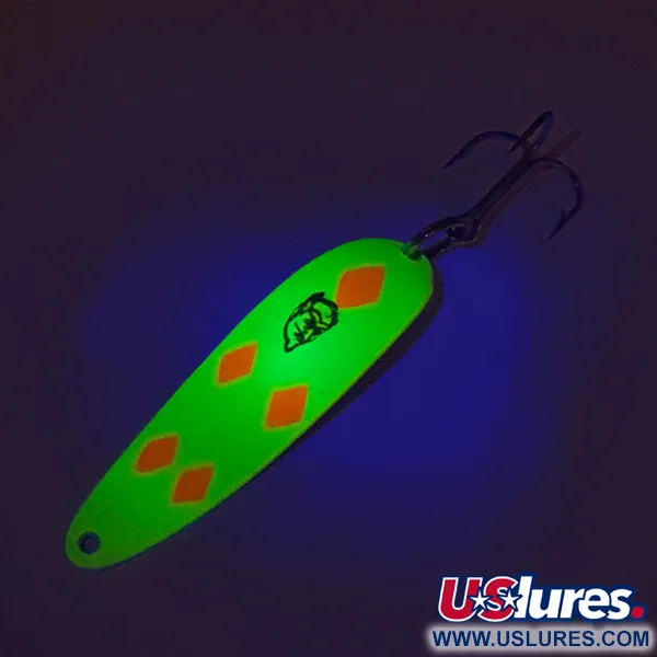 Eppinger Dardevle Cop-E-Cat 7400 UV (świeci w ultrafiolecie), żółty/czerwony/nikiel, 14 g błystka wahadłowa #8111