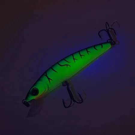 Cotton Cordell 3.5 Minnow RLM510 UV (świeci w ultrafiolecie), Zielony Tygrys, 7 g wobler #8127