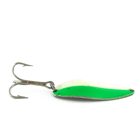 Acme Little Cleo (świeci w ciemności), biały/zielony/nikiel, 21 g błystka wahadłowa #8171