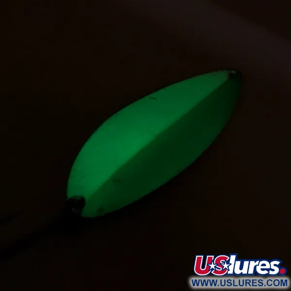  Acme Little Cleo (świeci w ciemności), biały/zielony/nikiel, 21 g błystka wahadłowa #8171