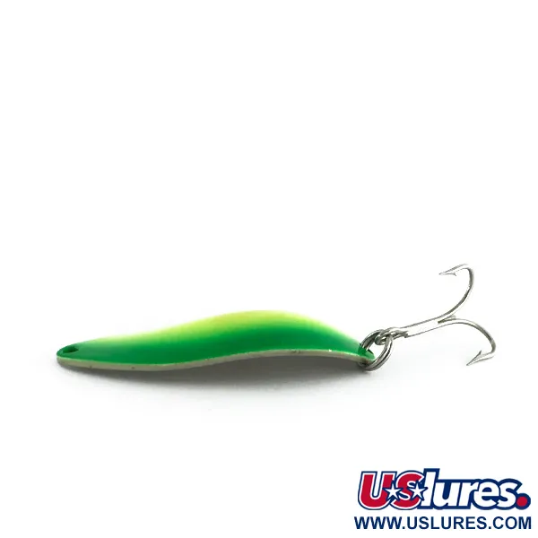 Seneca Little Cleo (Hula Girl, UV - świeci w ultrafiolecie), żółty/zielony/nikiel, 14 g błystka wahadłowa #8189