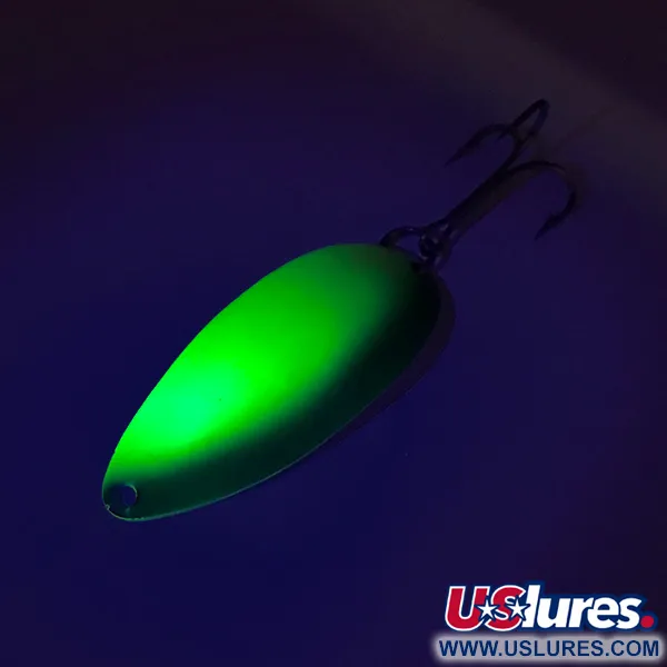 Seneca Little Cleo (Hula Girl, UV - świeci w ultrafiolecie), żółty/zielony/nikiel, 14 g błystka wahadłowa #8189