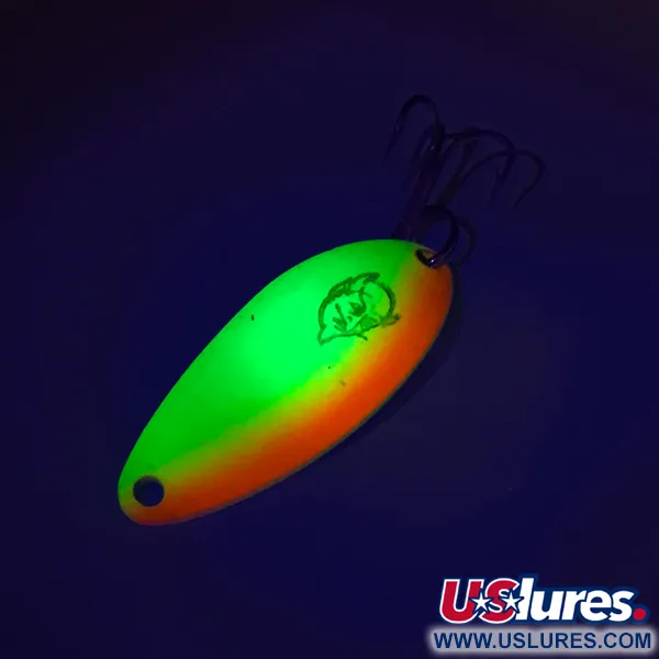 Eppinger Dardevle Devle-Dog 5200 UV (świeci w ultrafiolecie), żółty/pomarańczowy/nikiel, 7 g błystka wahadłowa #8191