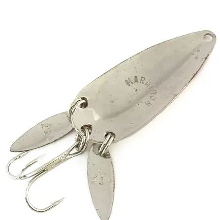 Marathon ze skrzydełkami, czerwony/biały/nikiel, 8 g błystka wahadłowa #8200