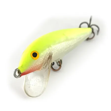 Rapala Countdown UV (świeci w ultrafiolecie), Chartreuse, 8 g wobler #8205