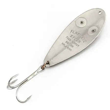 Paul Bunyan Flash eye spoon, nikiel/czerwone oczy, 17 g błystka wahadłowa #8229