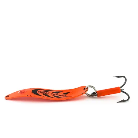 Mepps Syclops 2 UV (świeci w ultrafiolecie), pomarańczowy/czarny, 17 g błystka wahadłowa #8247