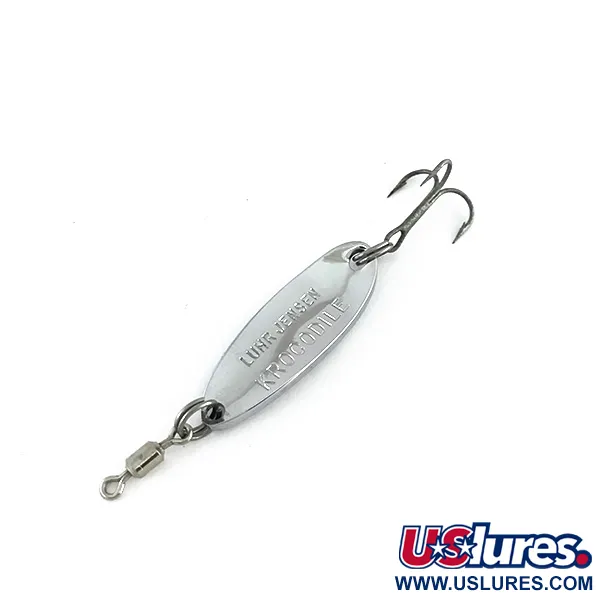 Luhr Jensen Krocodile, nikiel, 7 g błystka wahadłowa #8250