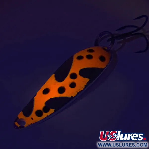 Acme Fiord Spoon UV (świeci w ultrafiolecie), czerwony/nikiel, 7 g błystka wahadłowa #8260