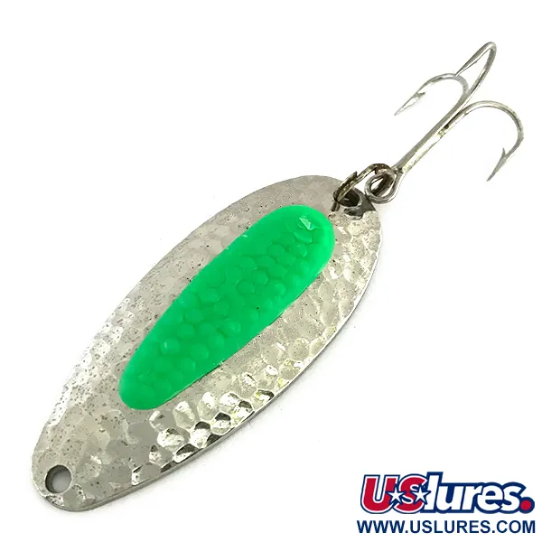  Blue Fox Pixee UV (świeci w ultrafiolecie), nikiel/zielony, 24 g błystka wahadłowa #8281