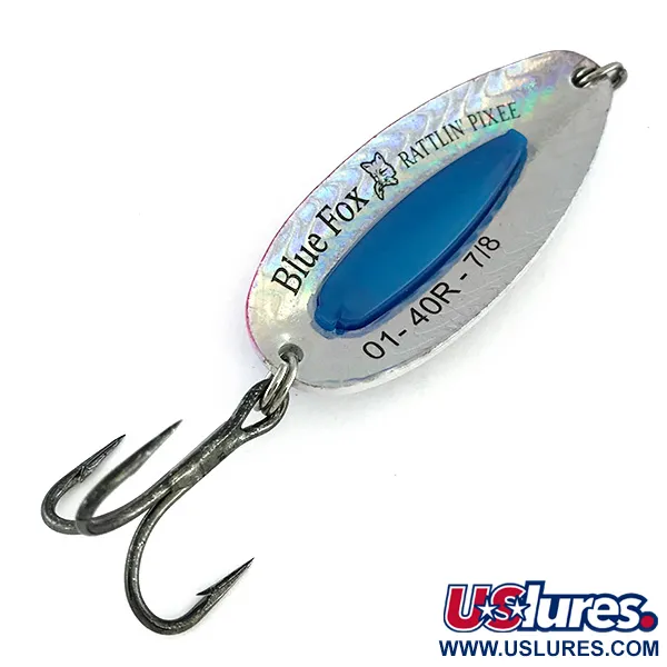  Blue Fox Rattlin Pixee, pstrąg tęczowy/niebieski, 24 g błystka wahadłowa #8282