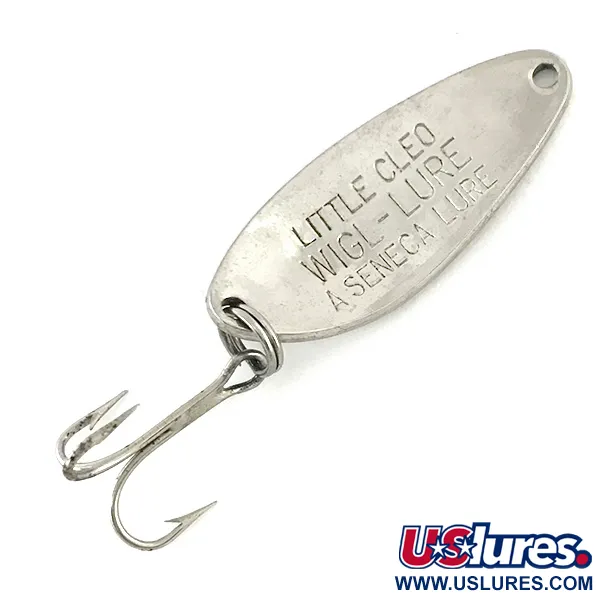 Seneca Little Cleo, nikiel/zielony, 7 g błystka wahadłowa #8316