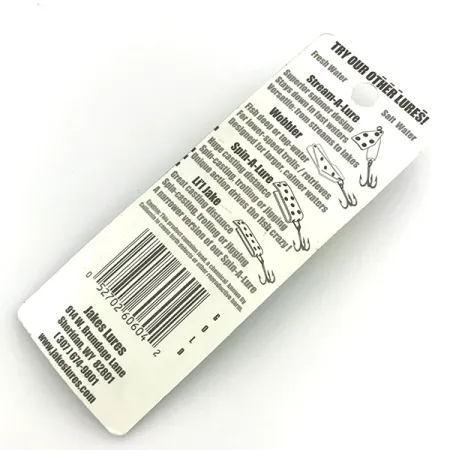 Jake's Lures Lil Jake, złoty/czerwony, 4,7 g błystka wahadłowa #8336