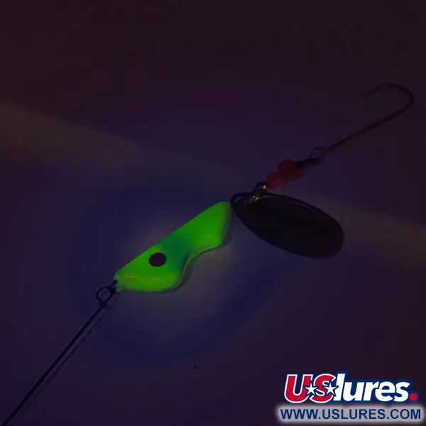  Erie Dearie Walleye Killer UV (świeci w ultrafiolecie), nikiel/żółty, 17 g  #8343