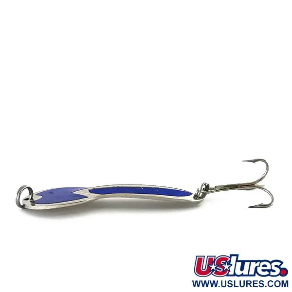 Glen Evans Loco 3, nikiel/niebieski, 17 g błystka wahadłowa #8367