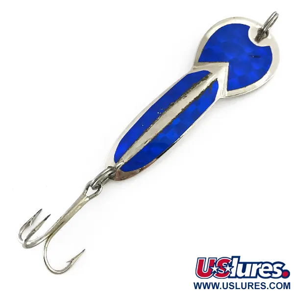 Glen Evans Loco 3, nikiel/niebieski, 17 g błystka wahadłowa #8367