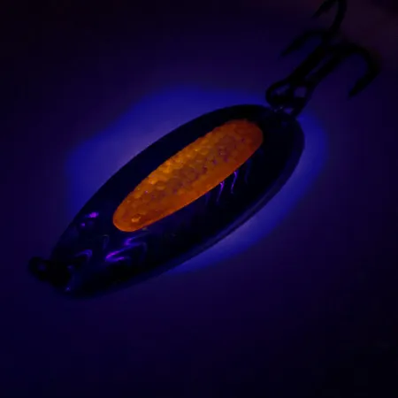 Blue Fox Rattlin Pixee UV (świeci w ultrafiolecie), niebieski/czerwony, 24 g błystka wahadłowa #8373