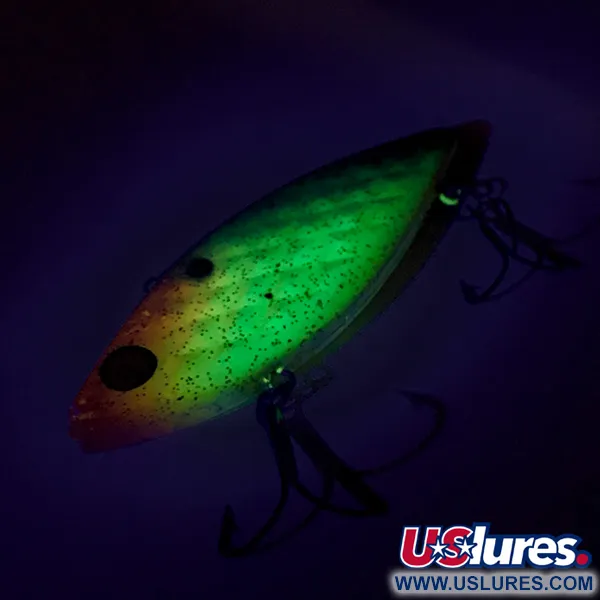  Strike King Diamond Shad, żółty/zielony/czerwony, 14 g wobler #8379