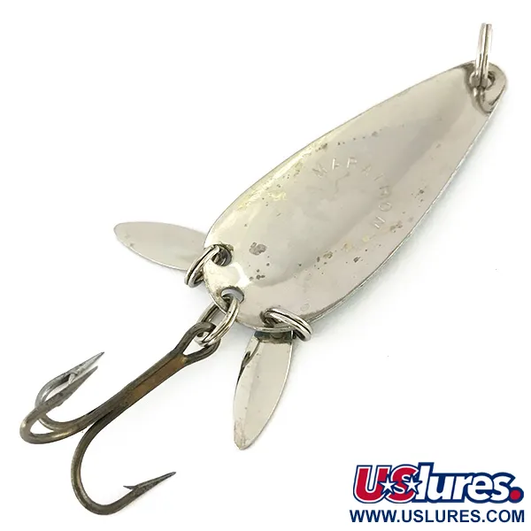  Marathon ze skrzydełkami, nikiel/niebieski, 12 g błystka wahadłowa #8394