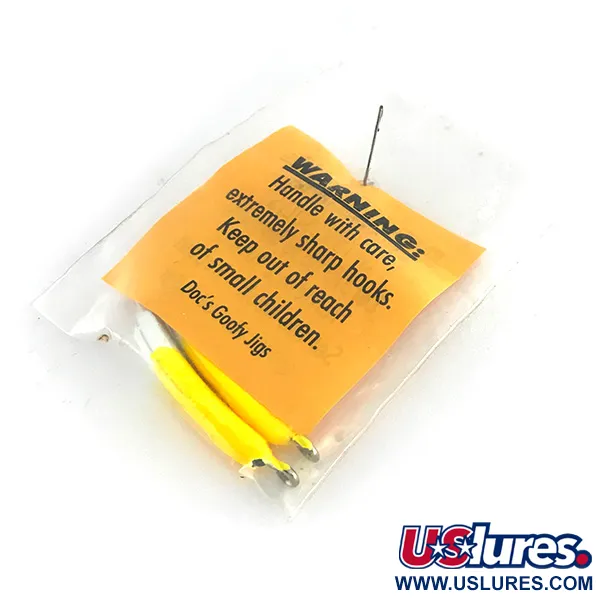 Doc's Goofy Jig podlodowe UV (świeci w ultrafiolecie), żółty, 7 g #8396