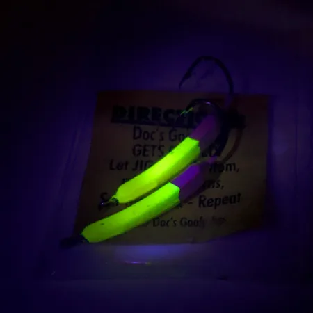 Doc's Goofy Jig podlodowe UV (świeci w ultrafiolecie), żółty, 7 g #8396
