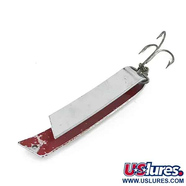 Luhr Jensen Super-Duper 509, nikiel/czerwony, 11 g błystka wahadłowa #8413