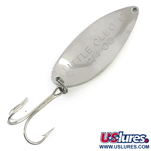  Acme Little Cleo (świeci w ciemności), biały/niebieski/nikiel, 21 g błystka wahadłowa #8420