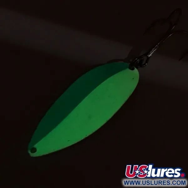  Acme Little Cleo (świeci w ciemności), biały/niebieski/nikiel, 21 g błystka wahadłowa #8420