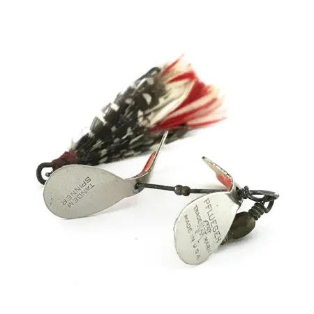 Pflueger Tandem Spinner, nikiel/czerwony, 7 g błystka obrotowa #8447