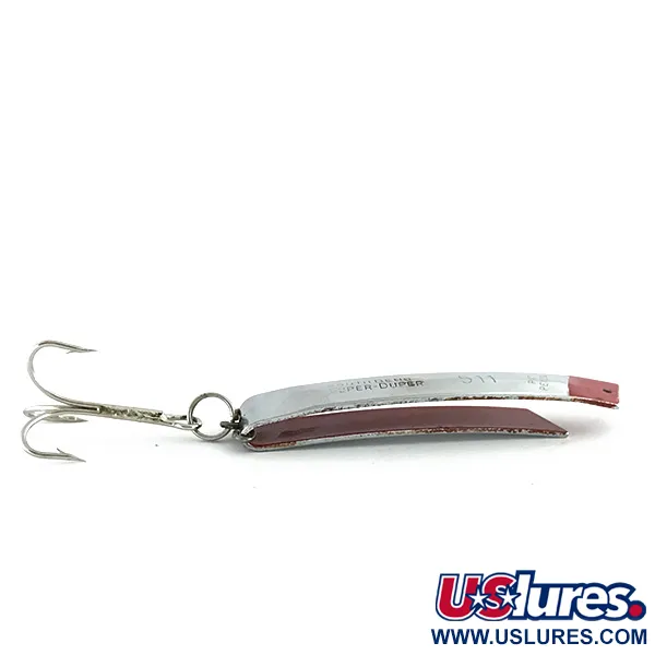 South Bend Super Duper 511, nikiel/czerwony, 14 g błystka wahadłowa #8494