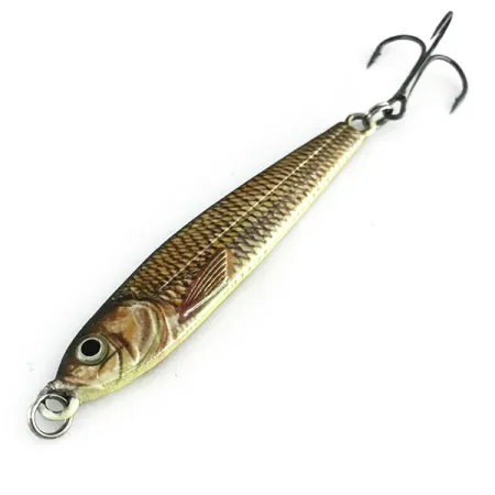 Cabela's Real Image Jig-N-Spoon, Złoty Błyszczący, 28 g błystka wahadłowa #8496