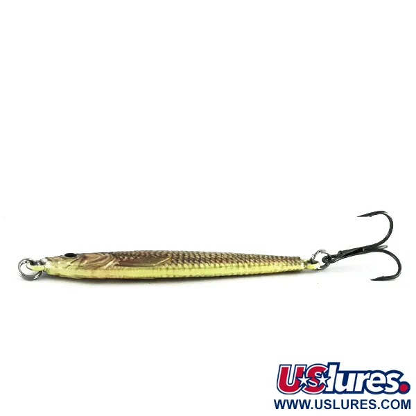 Cabela's Real Image Jig-N-Spoon, Złoty Błyszczący, 28 g błystka wahadłowa #8496