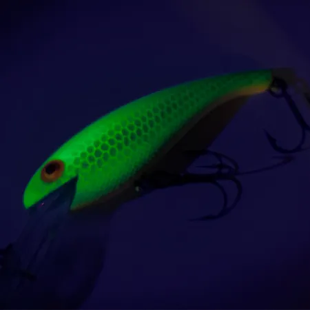 Cotton Cordell Deep Diver UV (świeci w ultrafiolecie), zielony/żółty/pomarańczowy, 7 g wobler #8505