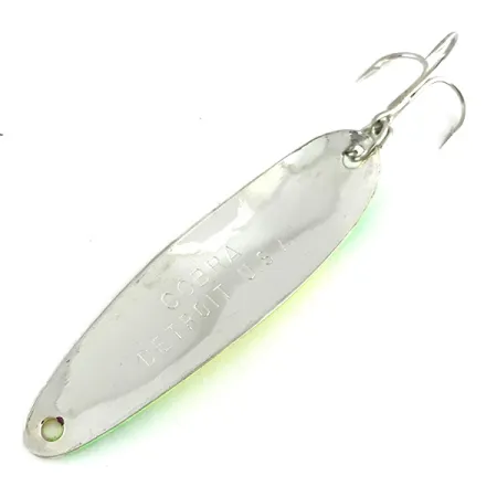 Wolverine tackle Cobra UV (świeci w ultrafiolecie), nikiel/czarny, 14 g błystka wahadłowa #8514