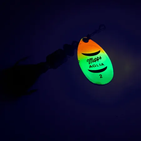 Mepps Aglia 2 dressed (z ogona wiewiórki), tęcza, 4,7 g błystka obrotowa #8583