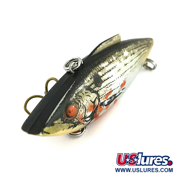  Bill Lewis Rat-L-Trap RT384, RT384 Chrome Black Bleeding Shad, 14 g wobler #8588