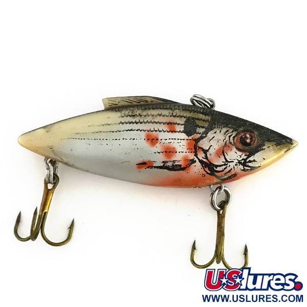  Bill Lewis Rat-L-Trap RT384, RT384 Chrome Black Bleeding Shad, 14 g wobler #8588